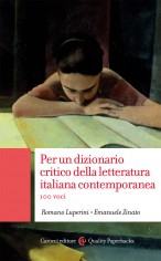 PER UN DIZIONARIO CRITICO DELLA LETTERAT