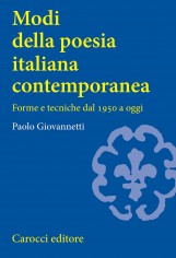 MODI DELLA POESIA ITALIANA CONTEMPORANEA