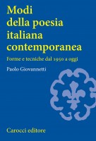 MODI DELLA POESIA ITALIANA CONTEMPORANEA