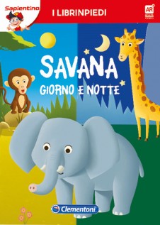 LA SAVANA GIORNO E NOTTE LIBRINPIEDI C