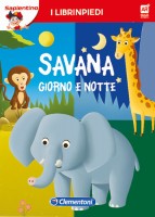 LA SAVANA GIORNO E NOTTE LIBRINPIEDI C