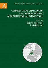Current legal challenges in European private and...