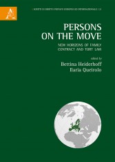 Persons on the move. New horizons of family, contract and...