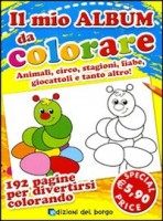 IL MIO ALBUM DA COLORARE ANIMALI CIRCO