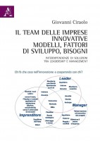 Il team delle imprese innovative. Modelli, fattori di sviluppo, bisogni. Interdipendenze di soluzioni tra leadership e m