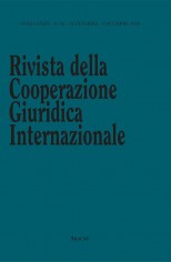 Rivista della Cooperazione Giuridica Internazionale....
