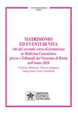 Matrimonio ed eventi di vita. Atti del secondo corso di...