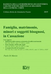 Famiglia, matrimonio, minori e soggetti bisognosi, in...