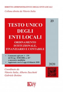 Testo unico degli enti locali. Ordinamento istituzionale, finanziario e contabile