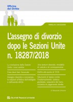 L'assegno di divorzio dopo le Sezioni Unite n.18287/2018
