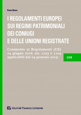I Regolamenti europei sui regimi patrimoniali dei coniugi...