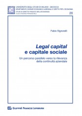 Legal capital e capitale sociale. Un percorso parallelo...