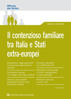 Il contenzioso familiare tra Italia e Stati extra-europei