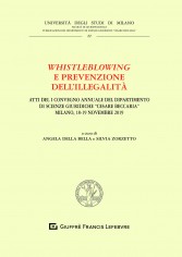 Whistleblowing e prevenzione dell'illegalità