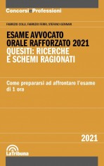 Esame avvocato. Orale rafforzato 2021. Quesiti: ricerche...