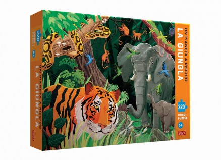 Un pianeta a rischio. La giungla. Puzzle 220 pezzi. Ediz. a colori. Con puzzle