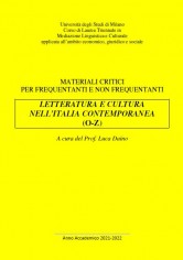 LETT CULT ITALIA CONT- MED 2021 - 22