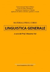 LINGUISTICA GENERALE  - MED 2018 - 19