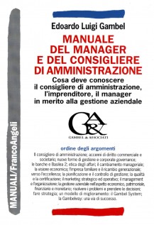 MANUALE DEL MANAGER E DEL CONSIGLIERE DI
