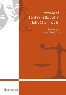 Rivista di diritto delle arti e dello spettacolo (2018). Vol. 2: Dicembre