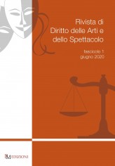 Rivista di diritto delle arti e dello spettacolo (2020)....