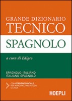 GRANDE DIZIONARIO TECNICO SPAGNOLO SPAG