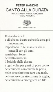 CANTO ALLA DURATA TESTO TEDESCO A FRONT