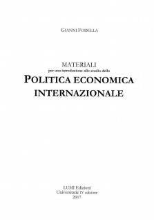 POLITICA ECONOMICA INTERNAZIONALE